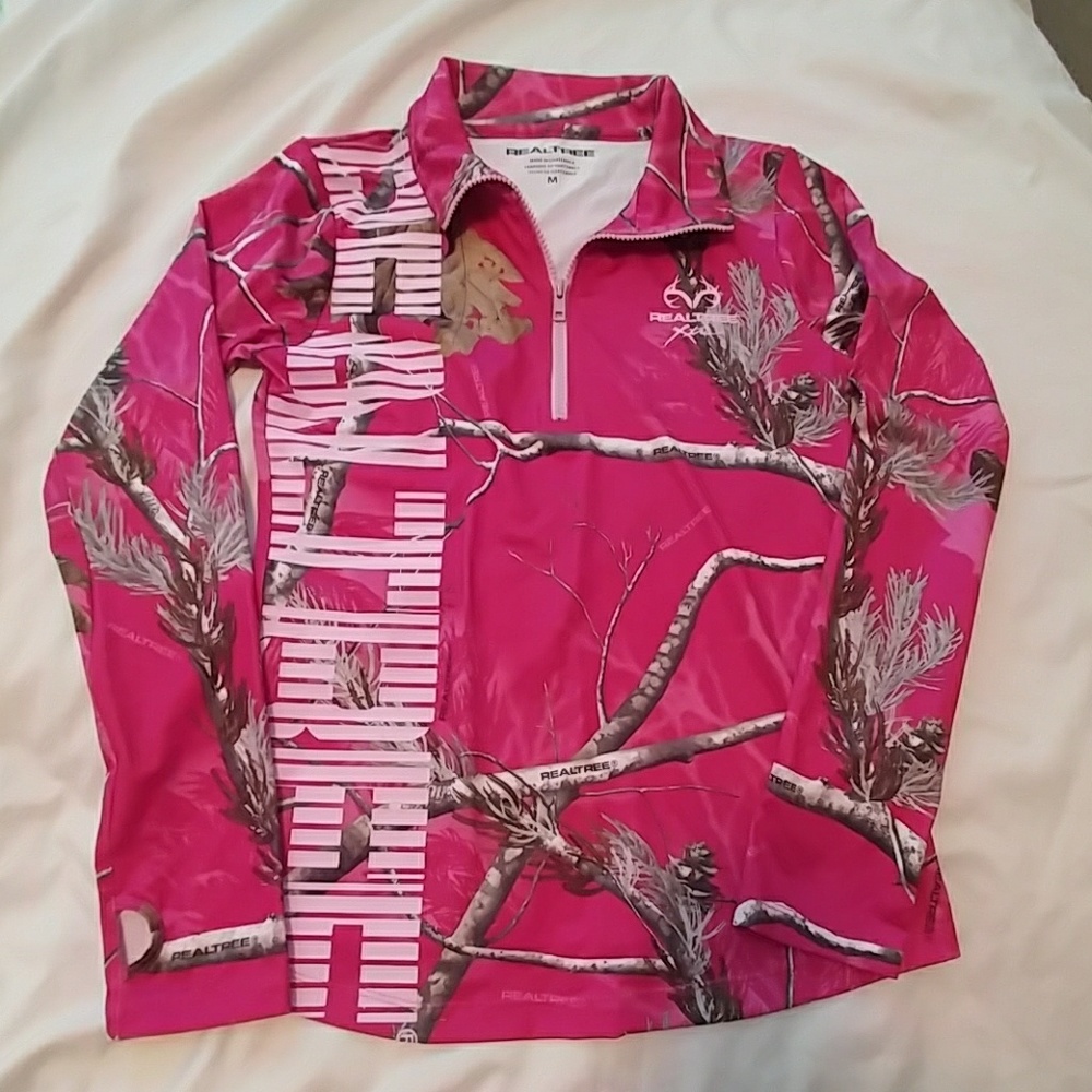 Realtree Pink Camo Fitness Shirt